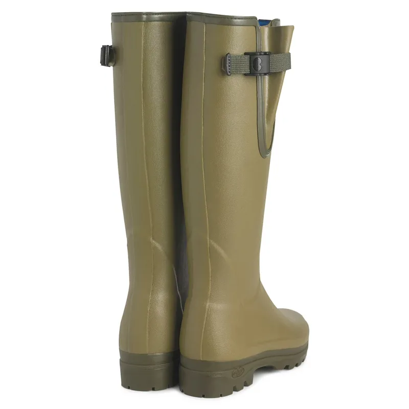 Le Chameau Ladies Vierzonord Neoprene Lined Wellingtons Vert Vierzon-2
